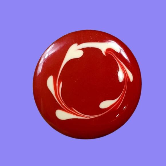 Vintage Red Earrings Preppy Boho Artsy Twee - Picture 2 of 3